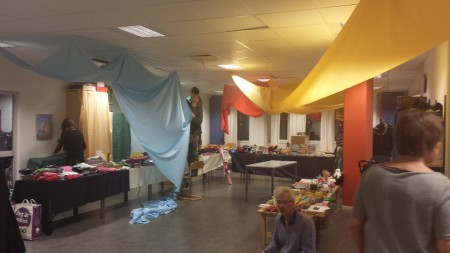 Förbereddelse för basaren